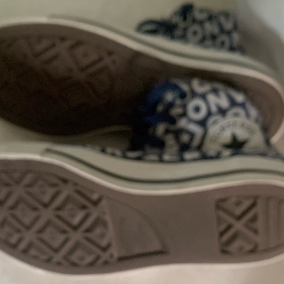 Converse Chuck Taylor All Star High Tops Logo Print 163952C Womens 9 Mens 7 - Picture 8 of 10